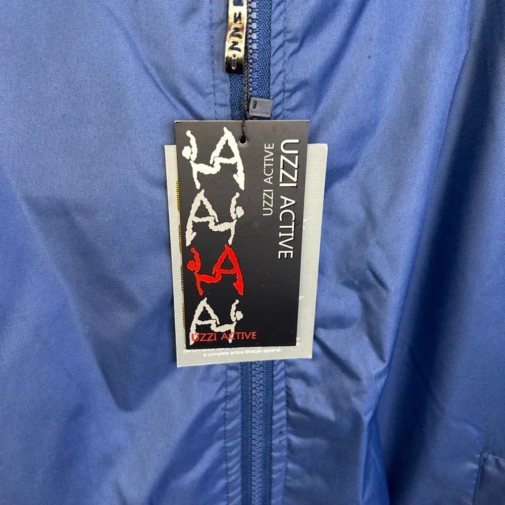 NWT Uzzi Active Amphibious Water-Resistant Jacket Men’s Size M Blue Gray